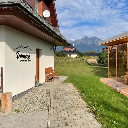 Domcek & Sauna Garden Stará Lesná Екстериор снимка