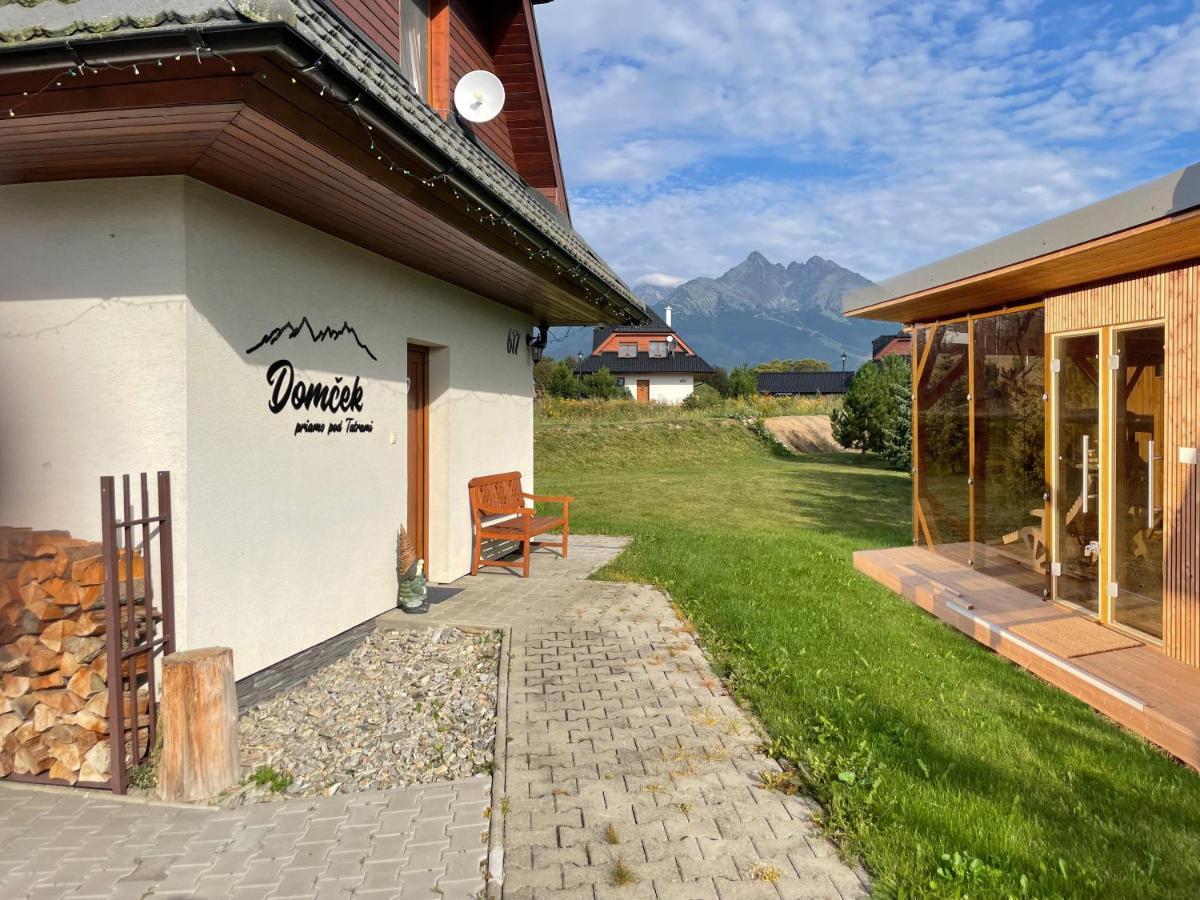 Domcek & Sauna Garden Stará Lesná Екстериор снимка