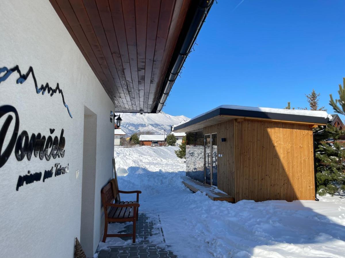 Domcek & Sauna Garden Stará Lesná Екстериор снимка