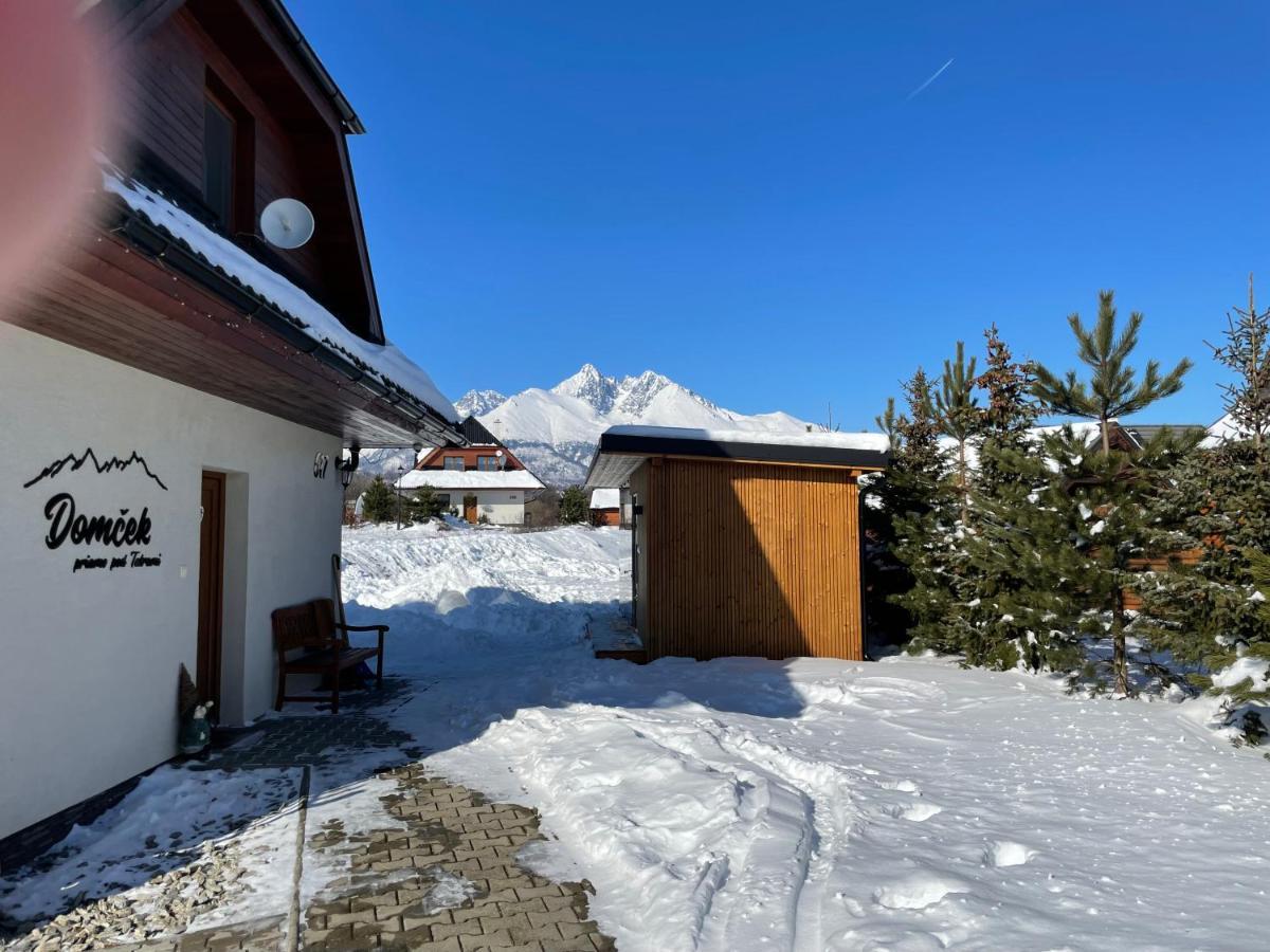 Domcek & Sauna Garden Stará Lesná Екстериор снимка