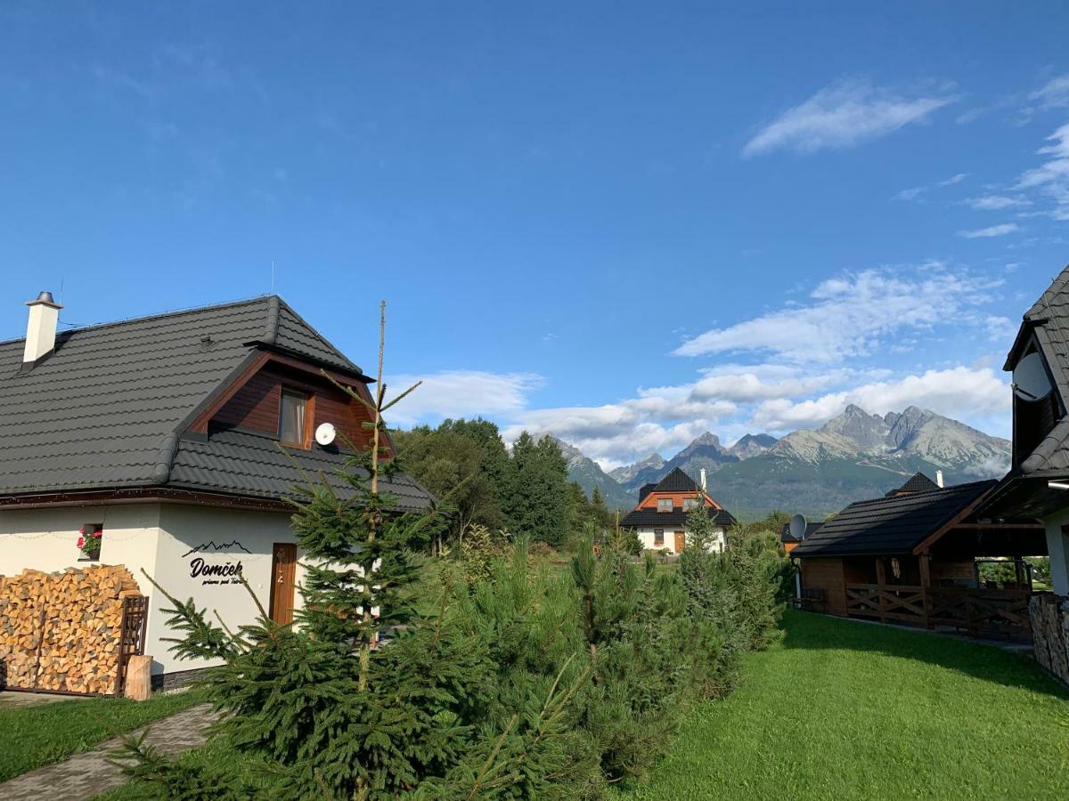 Domcek & Sauna Garden Stará Lesná Екстериор снимка